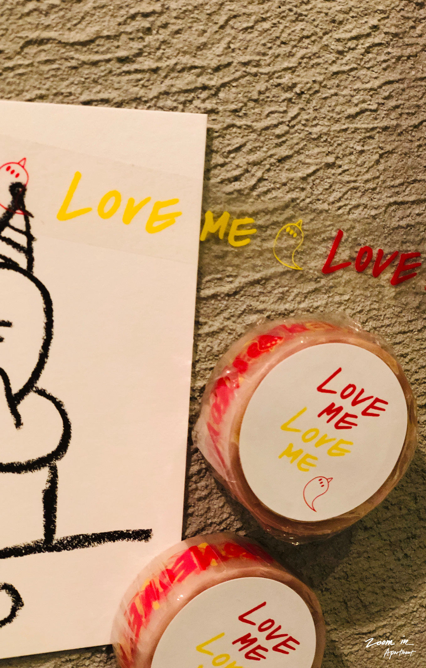 GE『 LOVE ME 透明膠帶 』