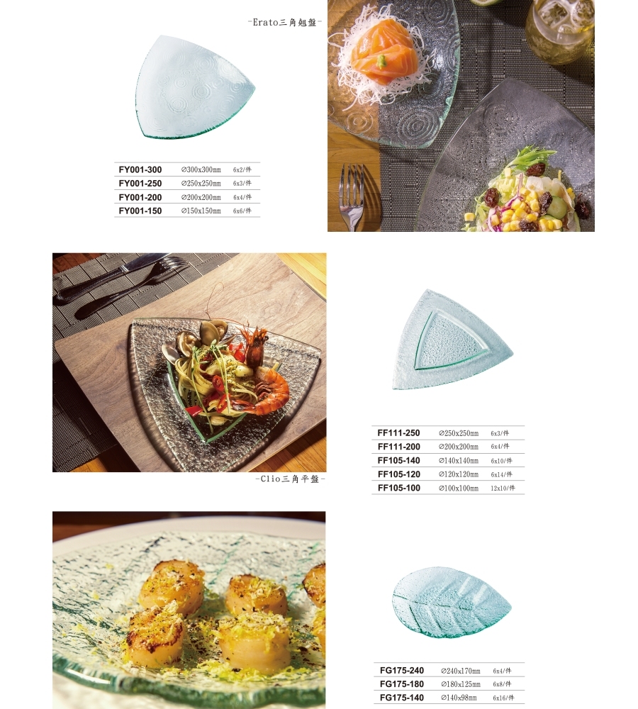 Natura Clio 三角平盤 200mm/1入