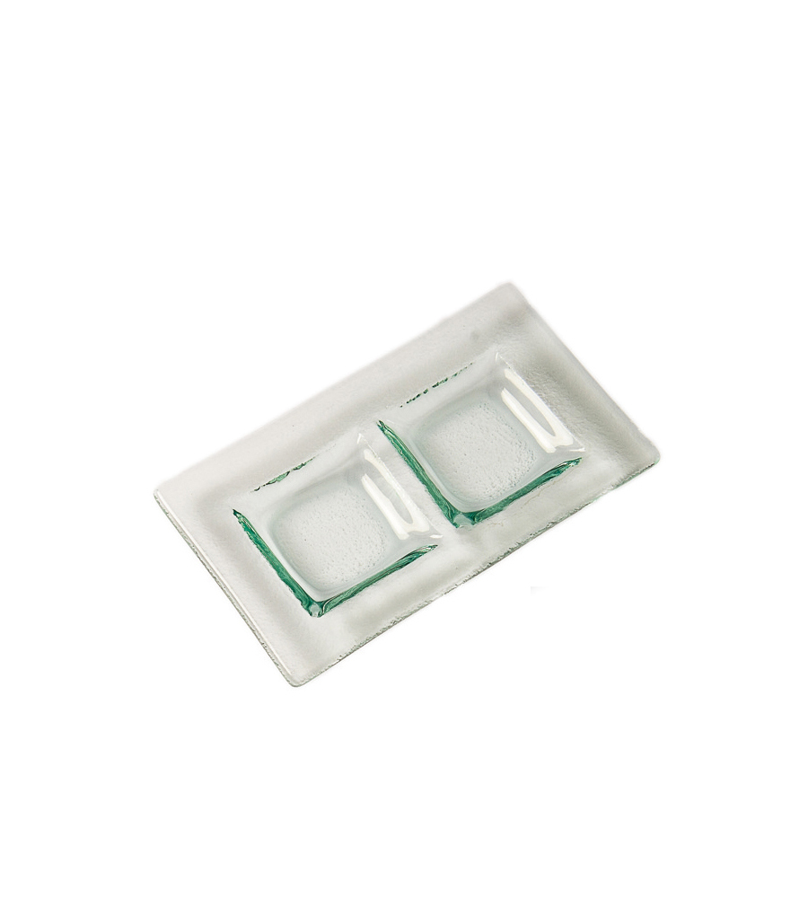 Natura 長型雙格小菜盤 160*90mm/1入