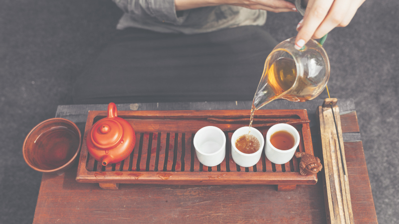 泡茶,烏龍茶,沖泡茶.茶葉,風味