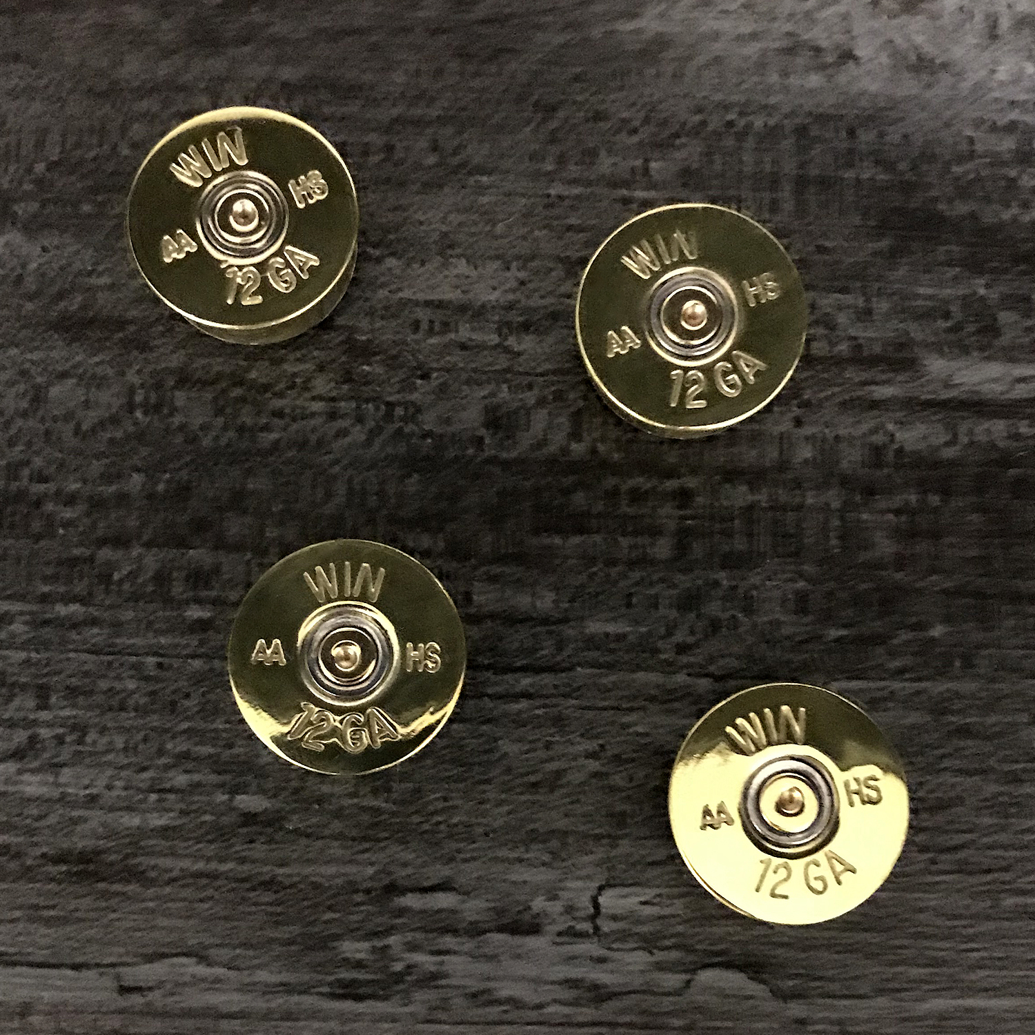 美國 Bullet - 12口徑 散彈槍子彈 強力磁鐵（4入 / 黃銅）