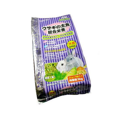 Petty Man-愛兔綜合營養主食 兔飼料3kg #