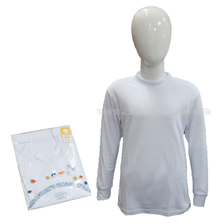 3件裝 123: 童裝高領長袖衫 (2-6 及 110-150 碼)