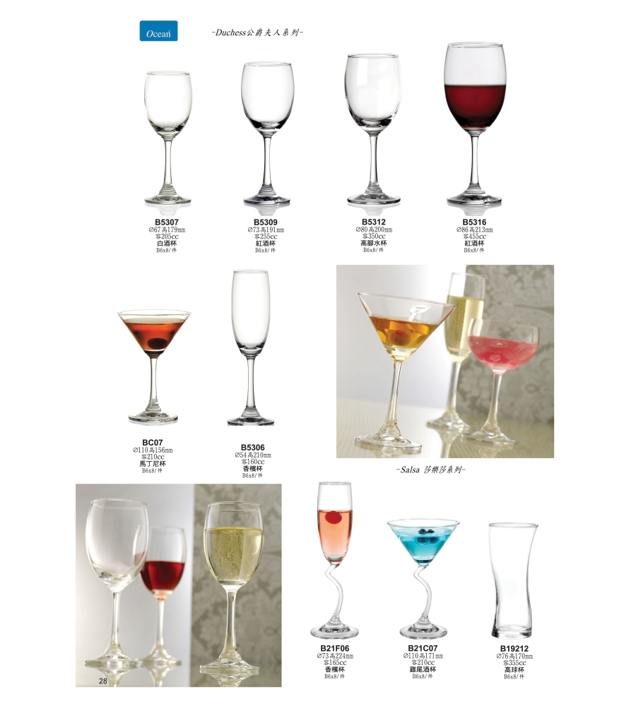 Ocean 公爵夫人香檳杯/1入