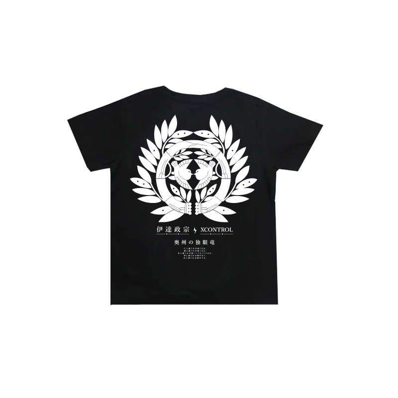 XCTRL童裝  伊達政宗短T-黑