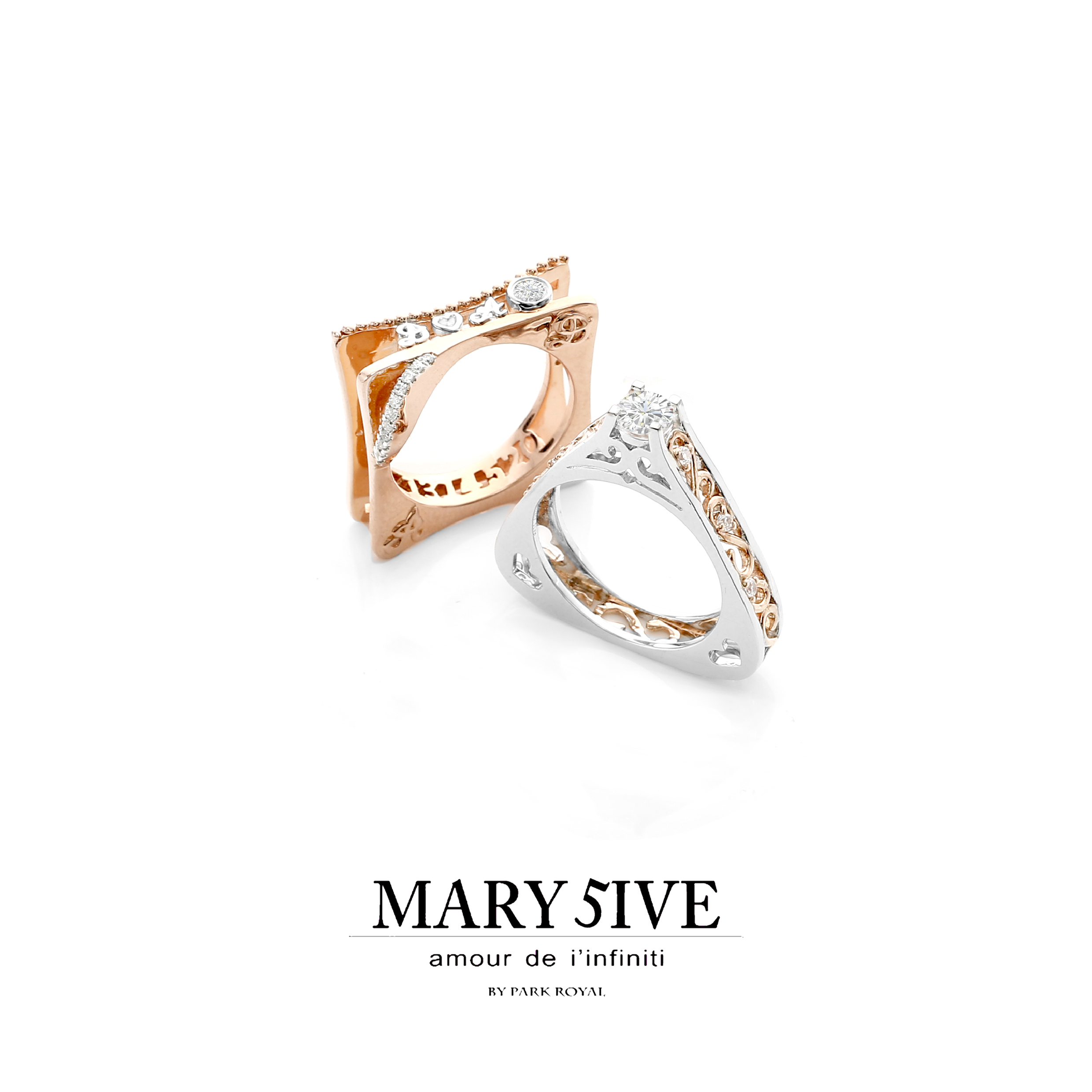 Square & Triangle Design Ring R240 R241