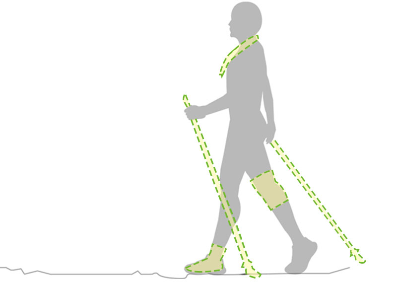 健行健走用品、登山裝備｜健走杖、登山杖、護膝、除臭襪子、吸汗毛巾