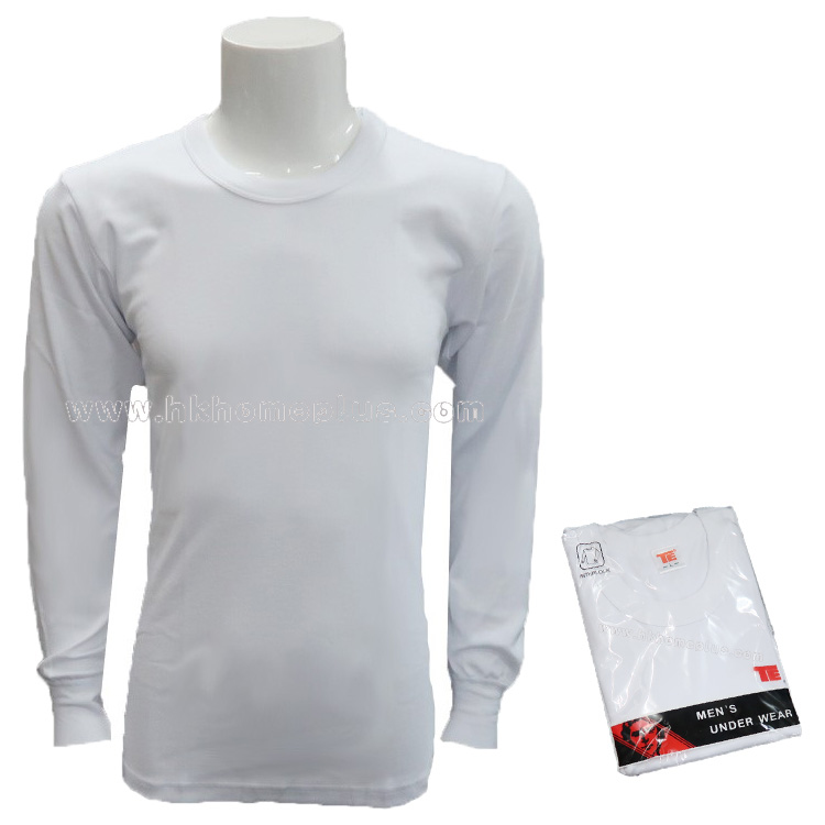 3件裝 TE牌: 男裝厚身圓領長袖衫 (S-XL碼)