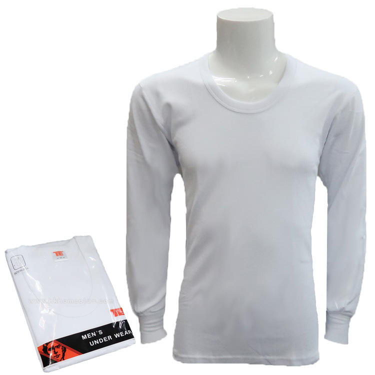 3件裝 TE牌: 男裝厚身大圓領長袖衫 (S-XL碼)