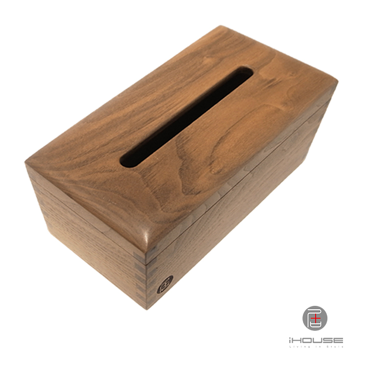 點居經典胡桃木面紙盒