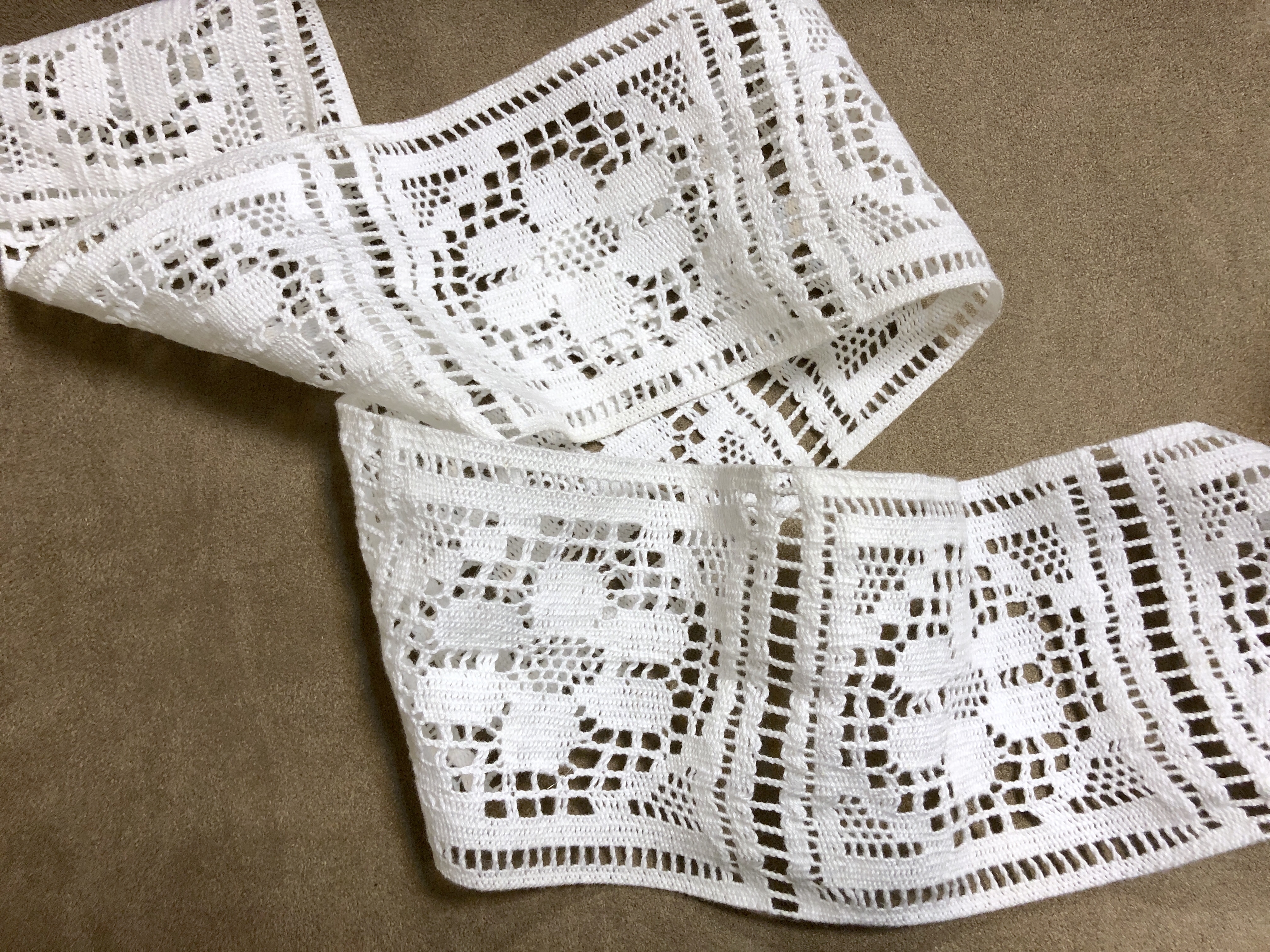 純棉寬版蕾絲/六瓣窗花/85mm