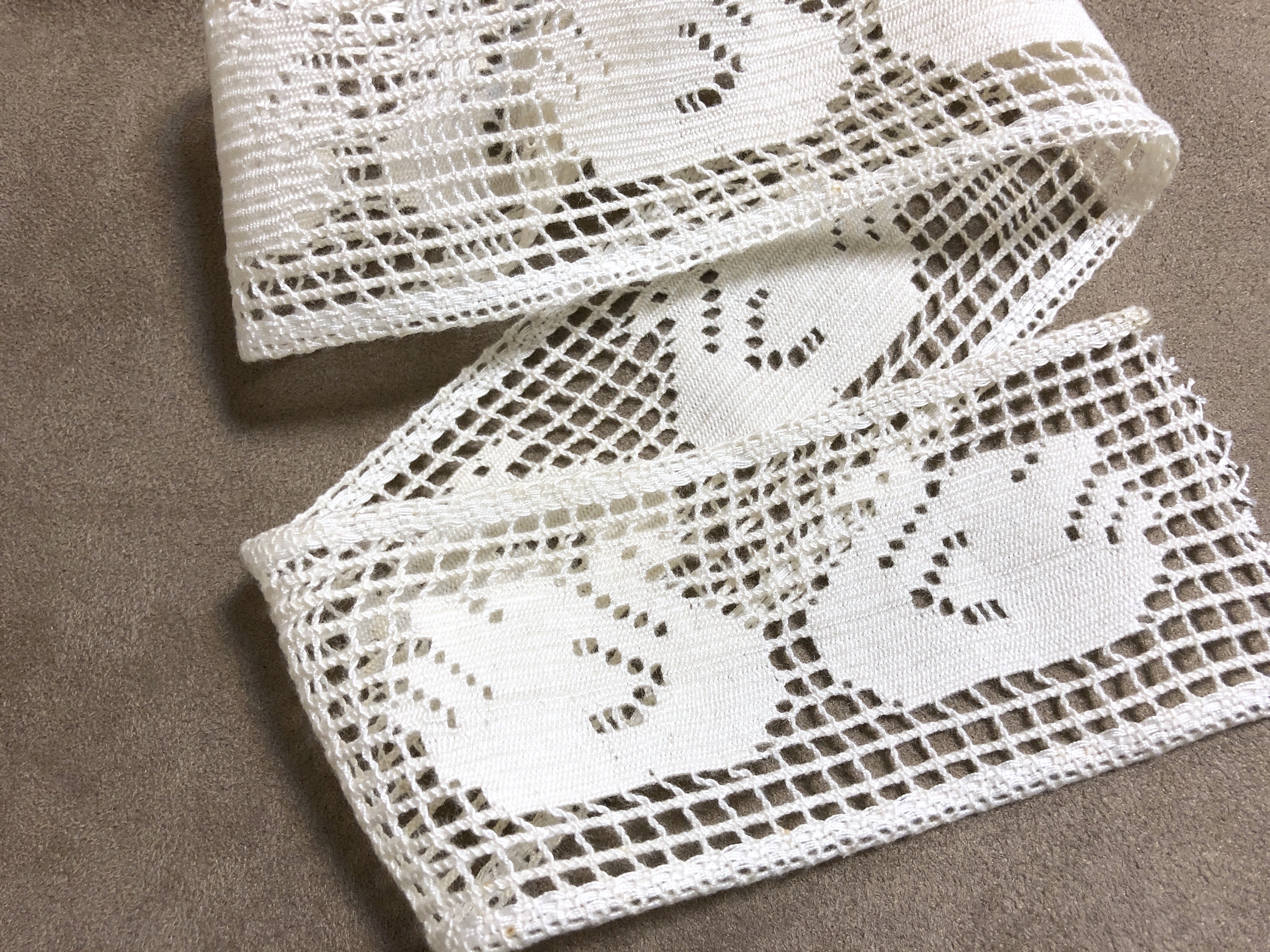 純棉蕾絲/天鵝/60mm