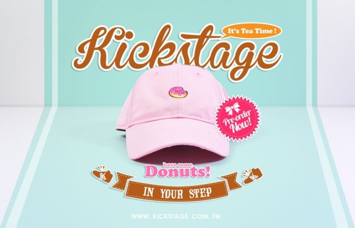 【6折】#KEEP KICKSTAGE DONUTS BASEBALL CAP 白色 粉色 甜甜圈 老帽 棒球帽【KS30】【KS023】