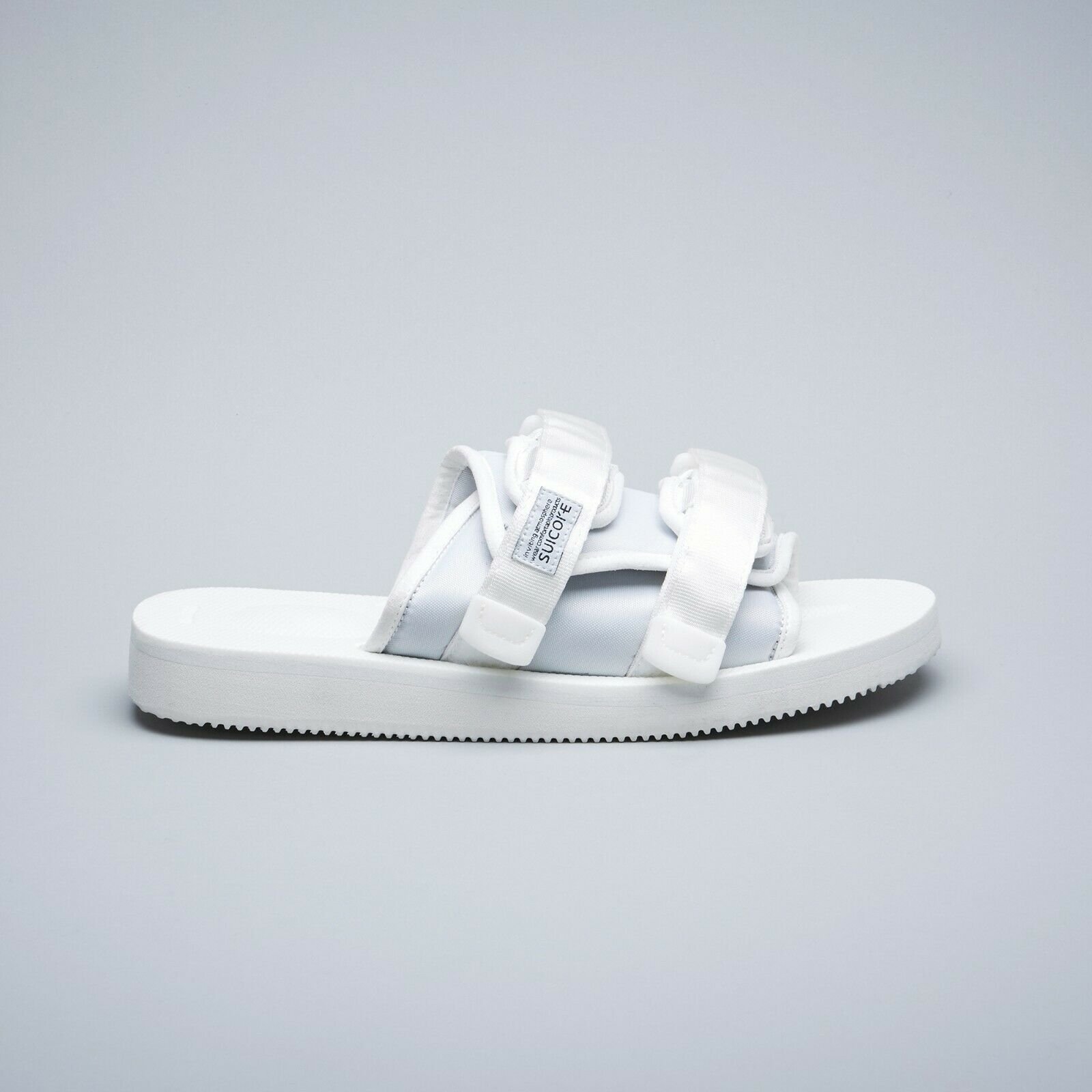 [出清商品售出無退換] SUICOKE MOTO-CAB OG-056CAB 白色 拖鞋 抗菌鞋床 魔鬼氈 輕量 薄款【SK22056CABWH】