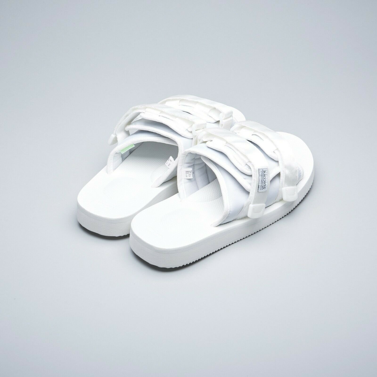 [出清商品售出無退換] SUICOKE MOTO-CAB OG-056CAB 白色 拖鞋 抗菌鞋床 魔鬼氈 輕量 薄款【SK22056CABWH】