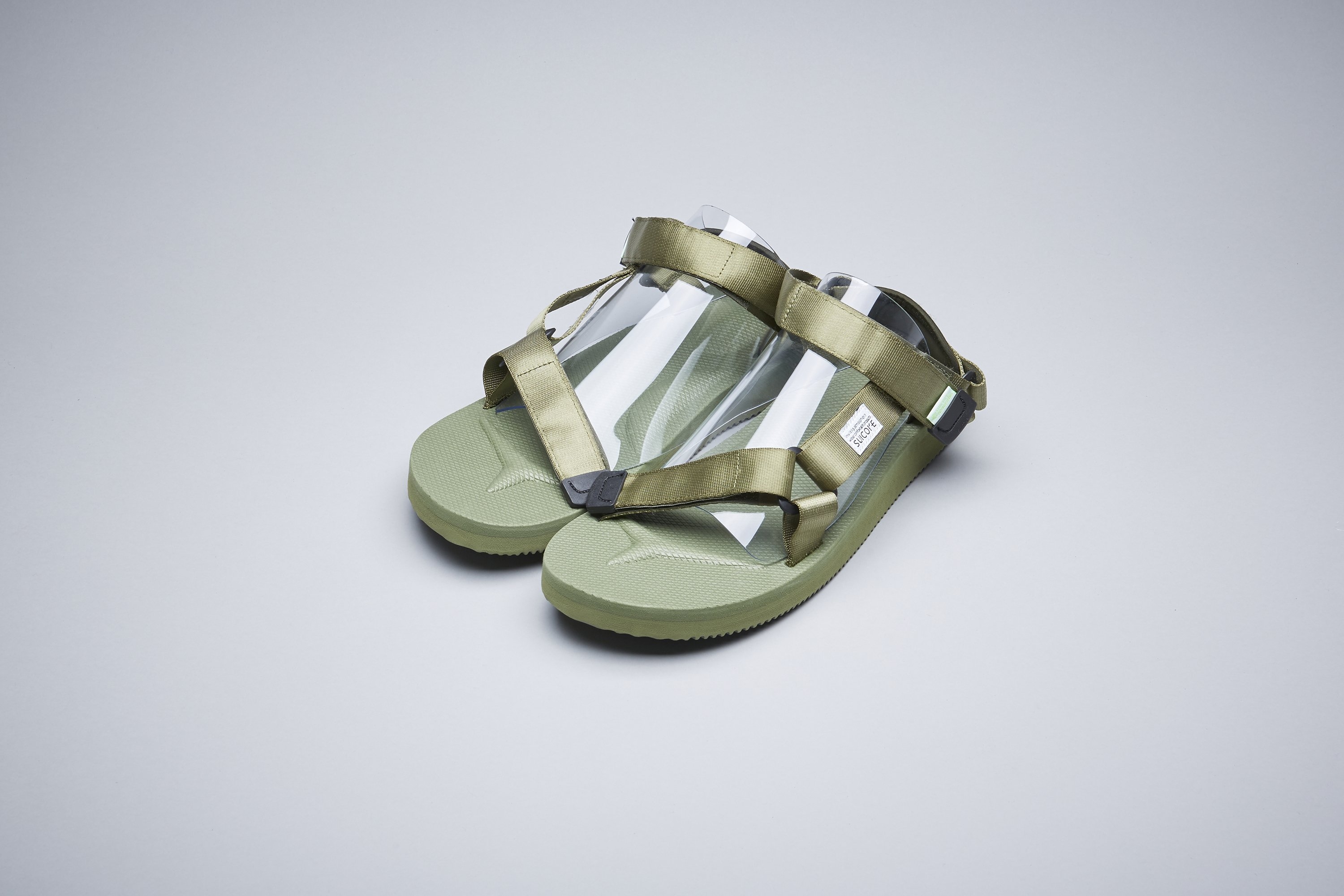 [出清商品售出無退換] SUICOKE DEPA-CAB OG-022CAB 軍綠 抗菌內裡 尼龍 魔鬼氈 休閒 涼鞋【SK21022CABOL】