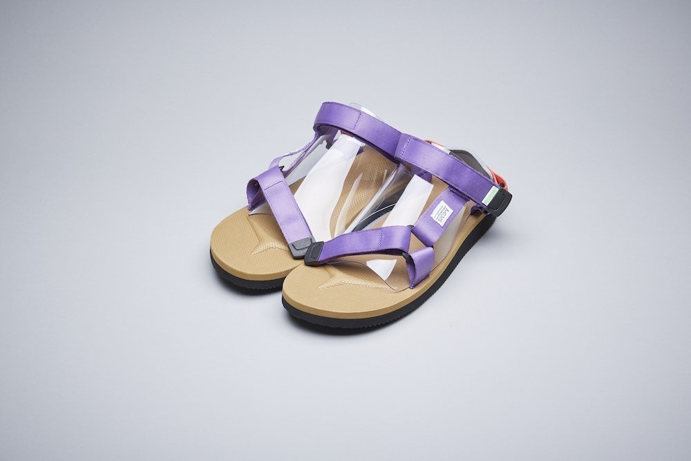 [出清商品售出無退換] SUICOKE DEPA-CAB OG-022CAB 紫摩卡 抗菌內裡 尼龍 魔鬼氈 涼鞋【SK19022CABPB】