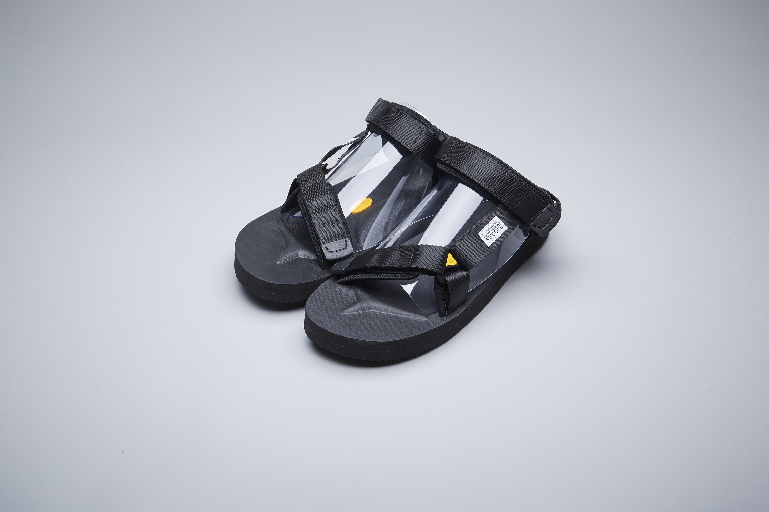 [出清商品售出無退換] SUICOKE DEPA-V2 OG-022V2 黑色 涼鞋 尼龍 耐磨 魔鬼氈 VIBRAM 黃金大底【SK22022V2BK】