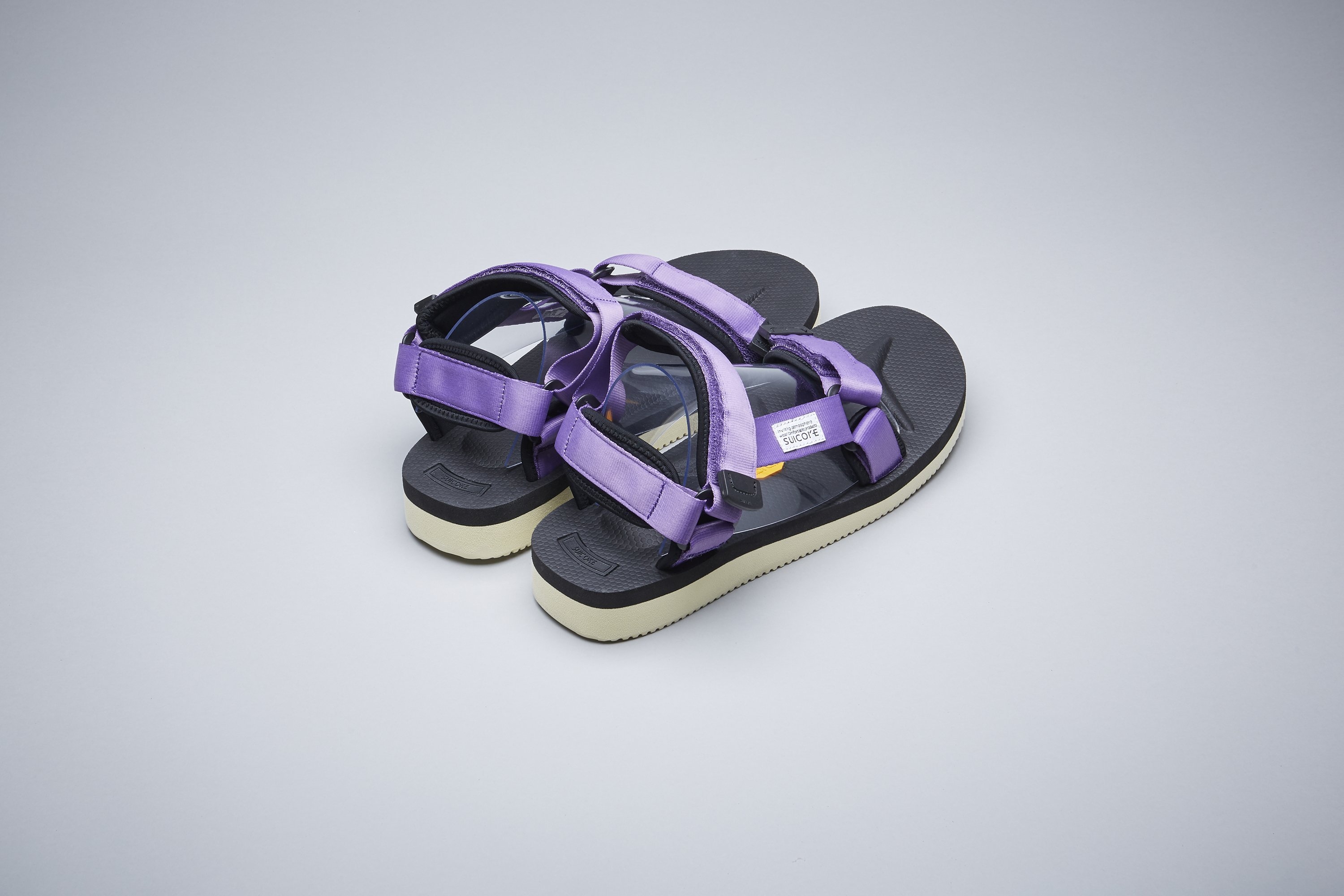 [出清商品售出無退換] SUICOKE DEPA-V2 紫色 涼鞋 尼龍 耐磨 魔鬼氈 VIBRAM 黃金大底【SK19022V2PU】