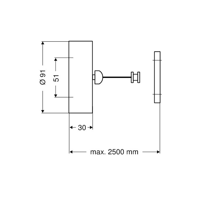EMCO "System 2" 355400125 Clothes Line *Display Item*