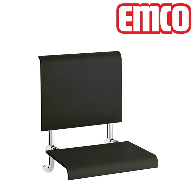EMCO "System 2" 355121201 Folding Seat w/ Plastic Seat (Compatible with 355100100 or 355100101 )
