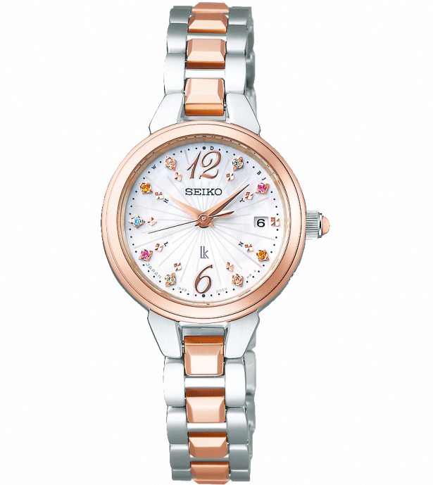 萬年鐘錶 - SEIKO  精工錶 LUKIA  太陽能電波女錶  SSVW154J  / 1B22-0CS0KS  錶徑 25.5MM