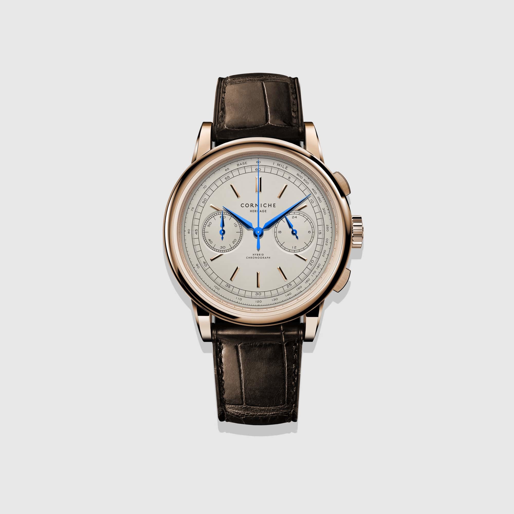 Heritage Chronograph - Rose Gold Case and Cream Dial