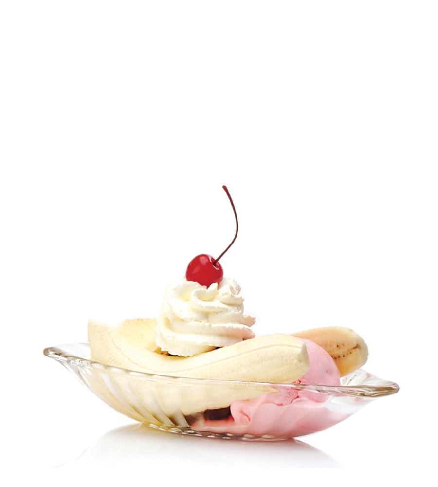 Ocean 直紋香蕉船皿/1入