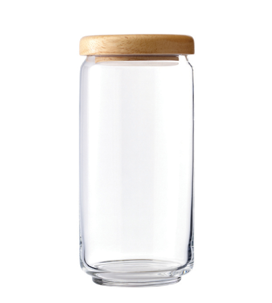 Ocean 木蓋儲物罐-1000ml/1入