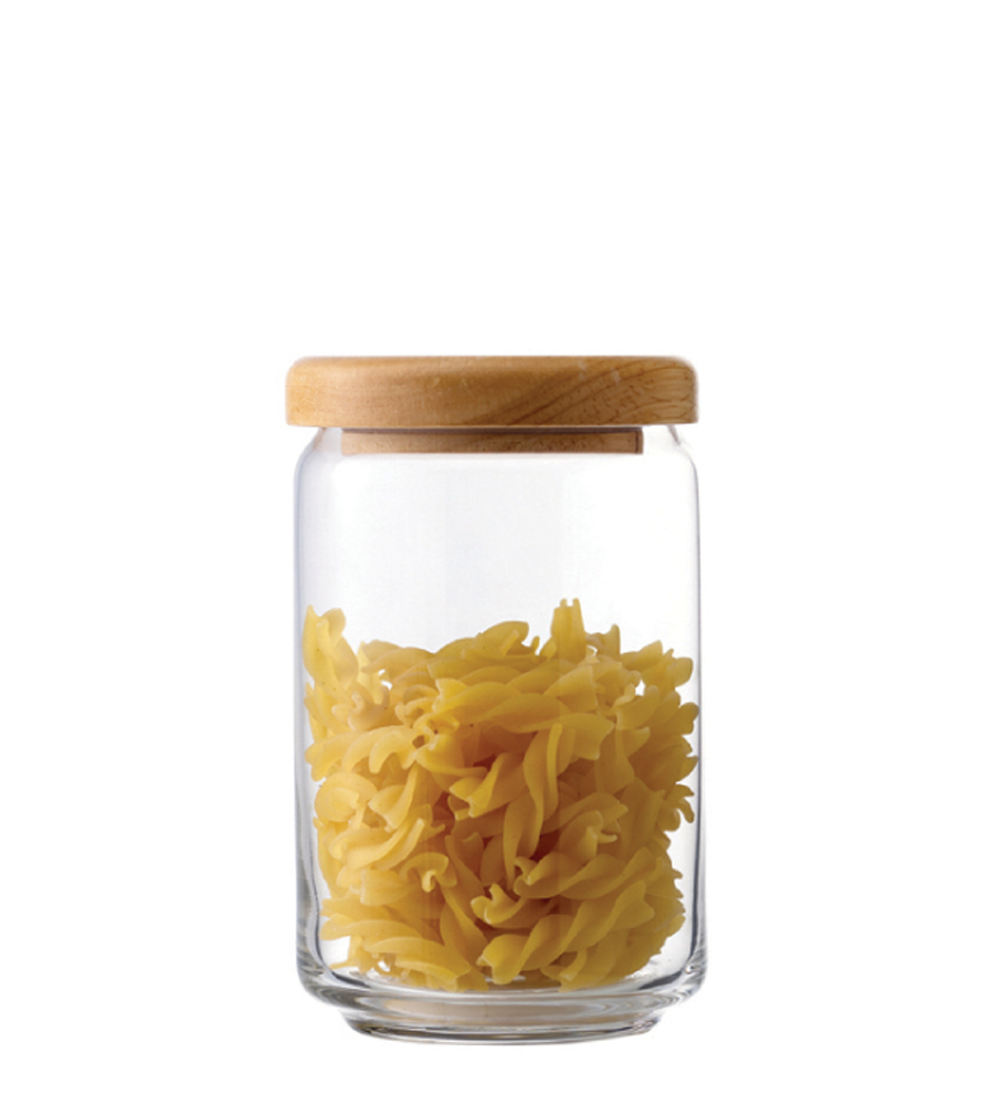 Ocean 木蓋儲物罐-750ml/1入