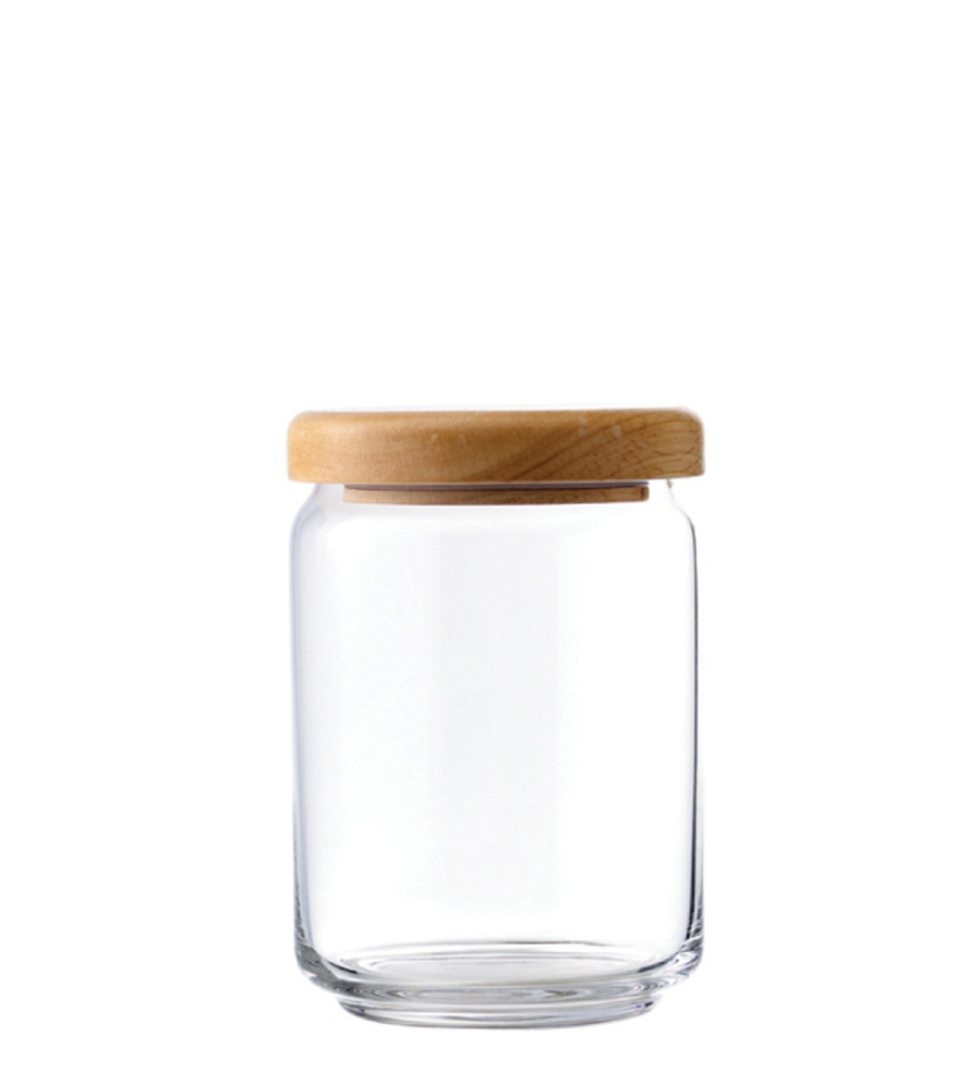 Ocean 木蓋儲物罐-650ml/1入