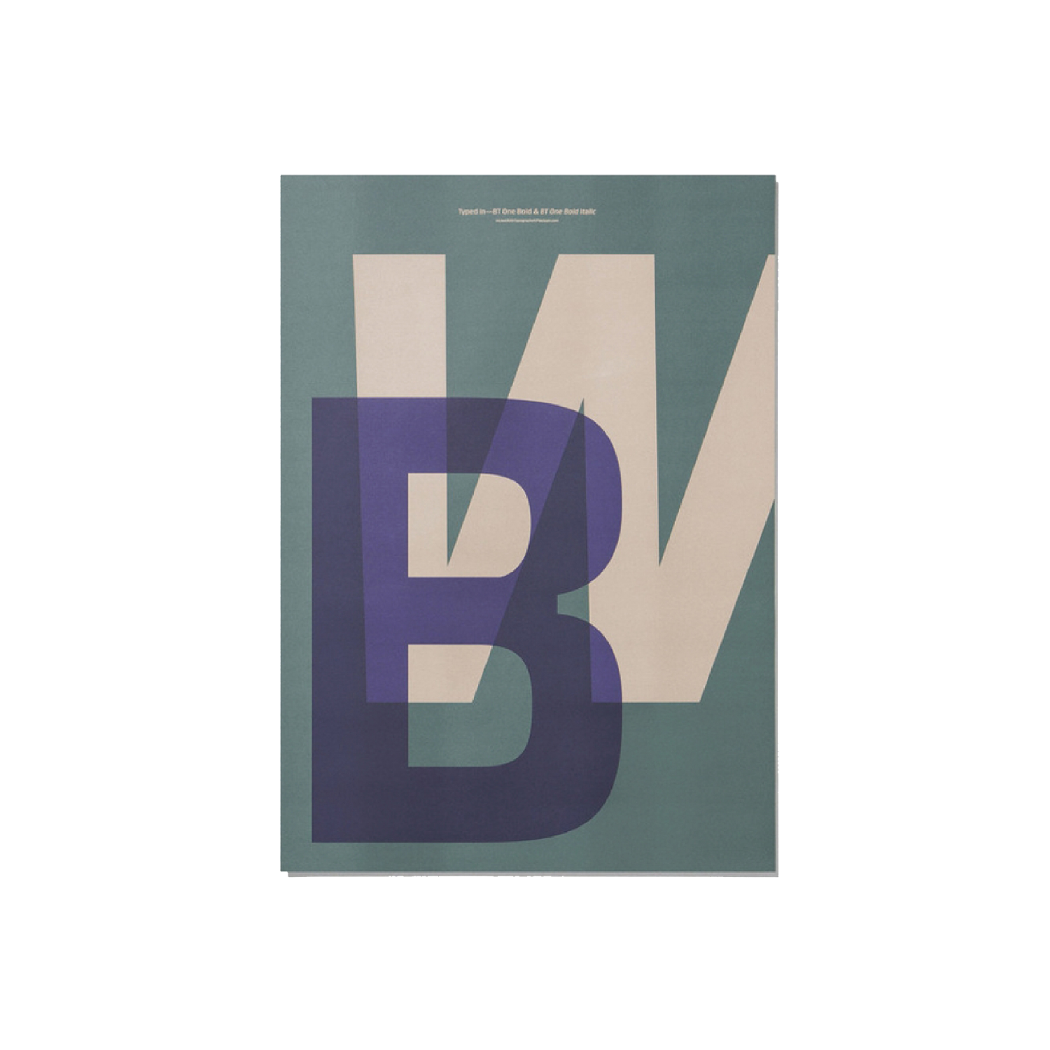 瘋字體 2 - BW / 海報 by Playtype