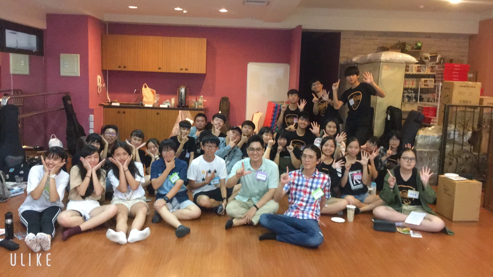 吉他領袖營給高中吉他社新上任幹部的一日營隊-大合照