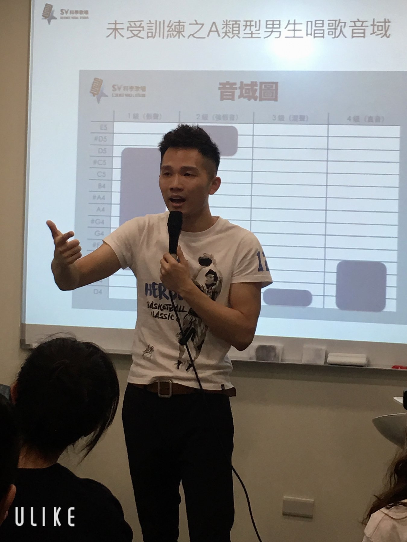 SV科學歌唱創辦人謝富安老師於陸比音樂舉辦歌唱講座-上課剪影