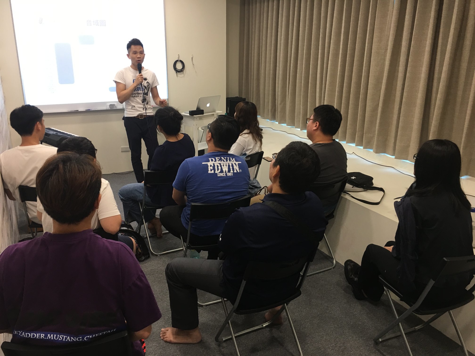 SV科學歌唱創辦人謝富安老師於陸比音樂舉辦歌唱講座-上課剪影