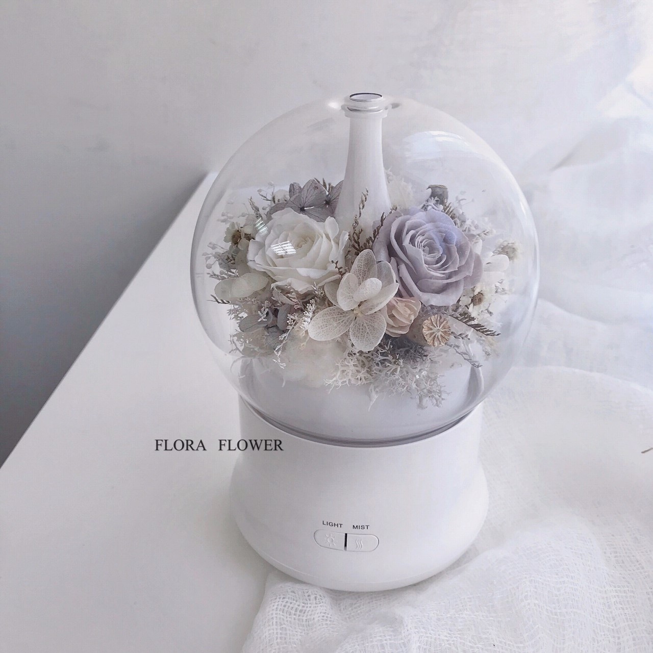 永生花水氧機-灰白