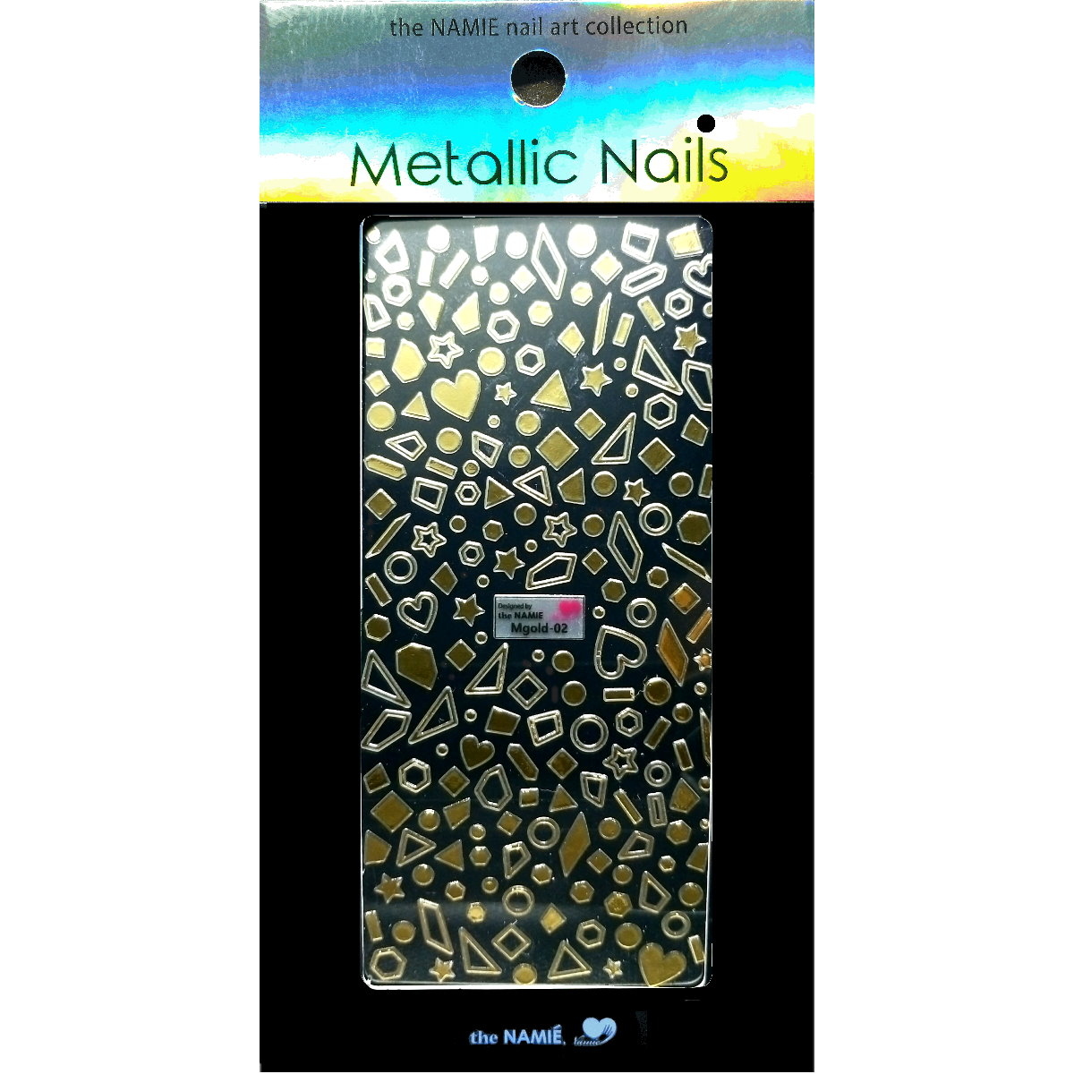 NMGOlD-02 金 愛心 不規則