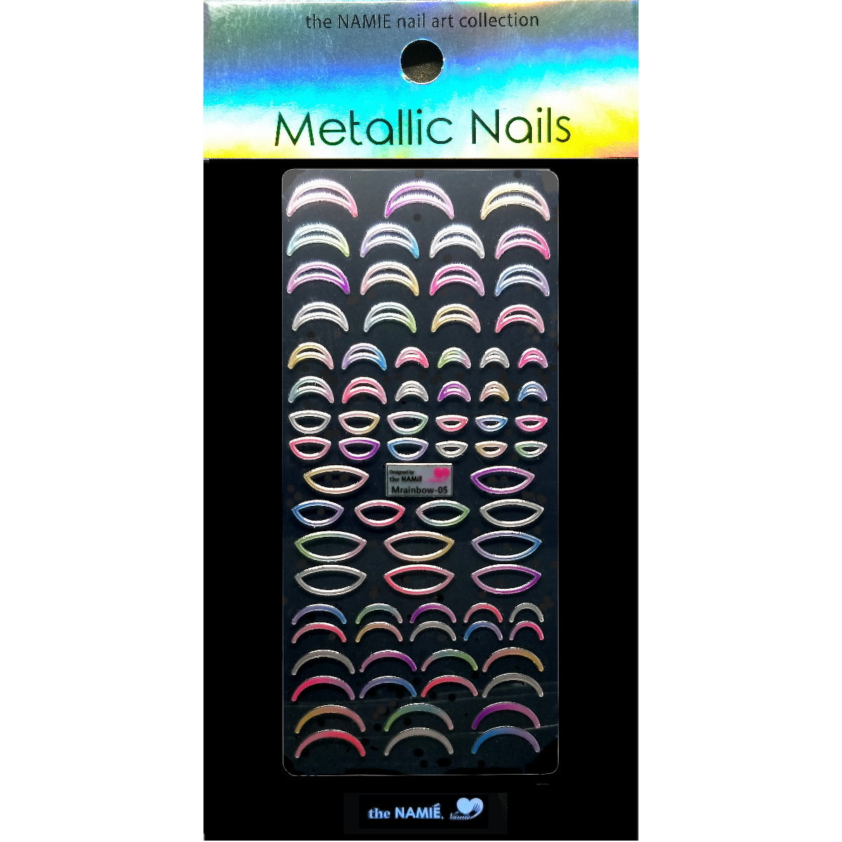 NMRAINBOW-05 彩虹 線條半月