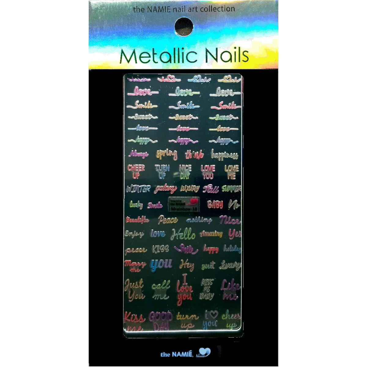 NMRAINBOW-10 彩虹 英文草寫