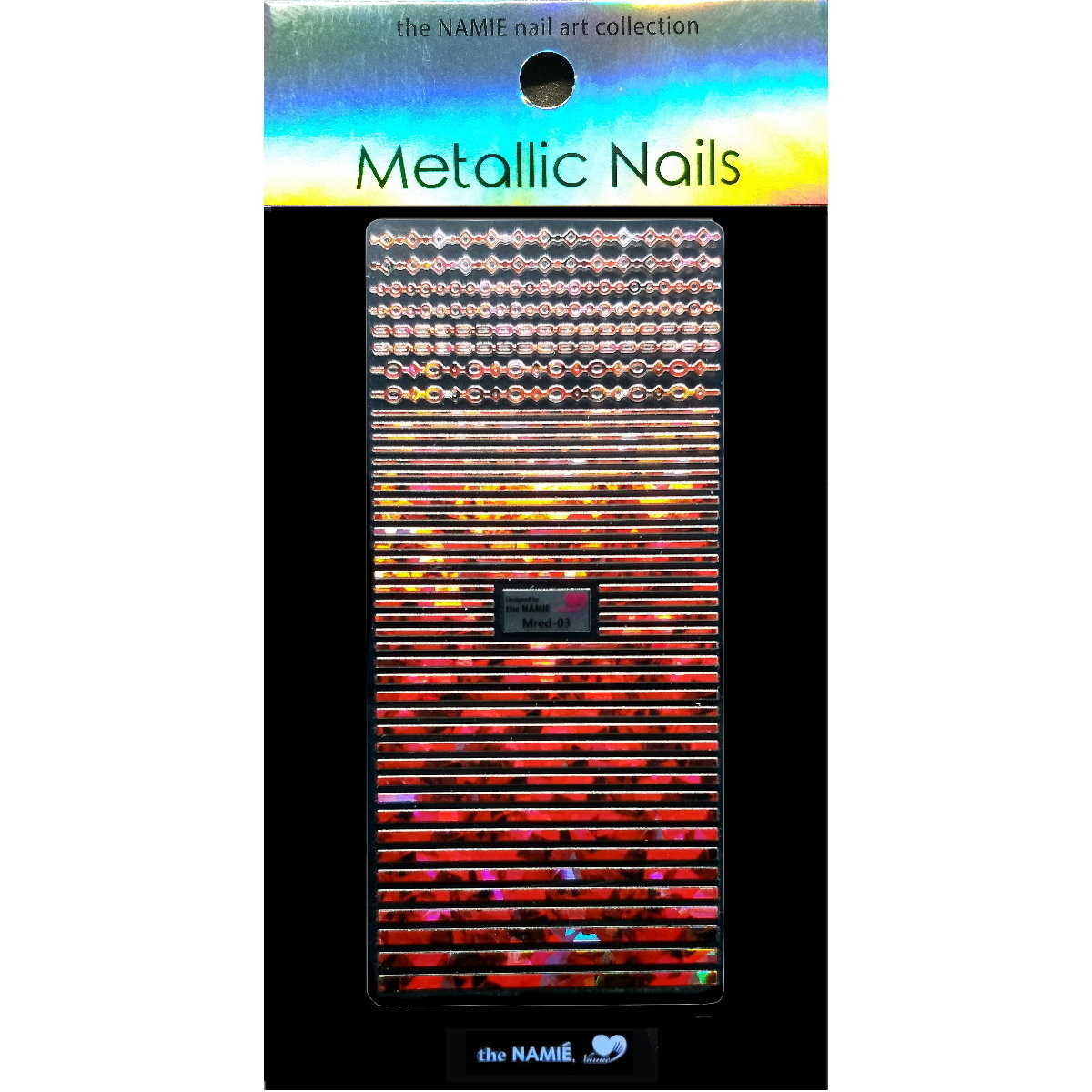 NMRED-03 紅 線條和鍊子