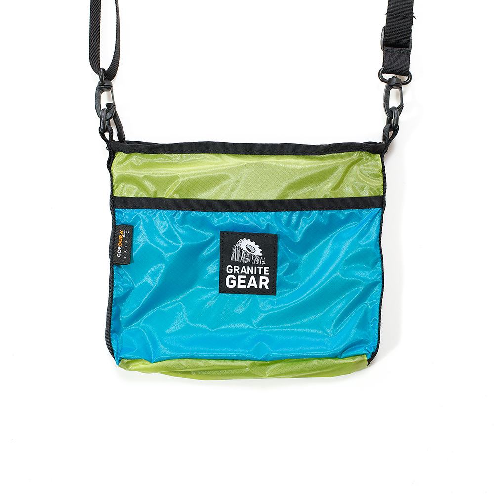 Granite Gear - Hiker Satchel 輕便收納側背包 日本限定款  藍綠拼色 (小)