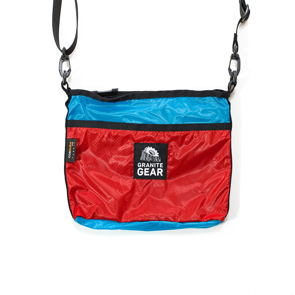 Granite Gear - Hiker Satchel 輕便收納側背包 日本限定款 紅藍拼色 (小)