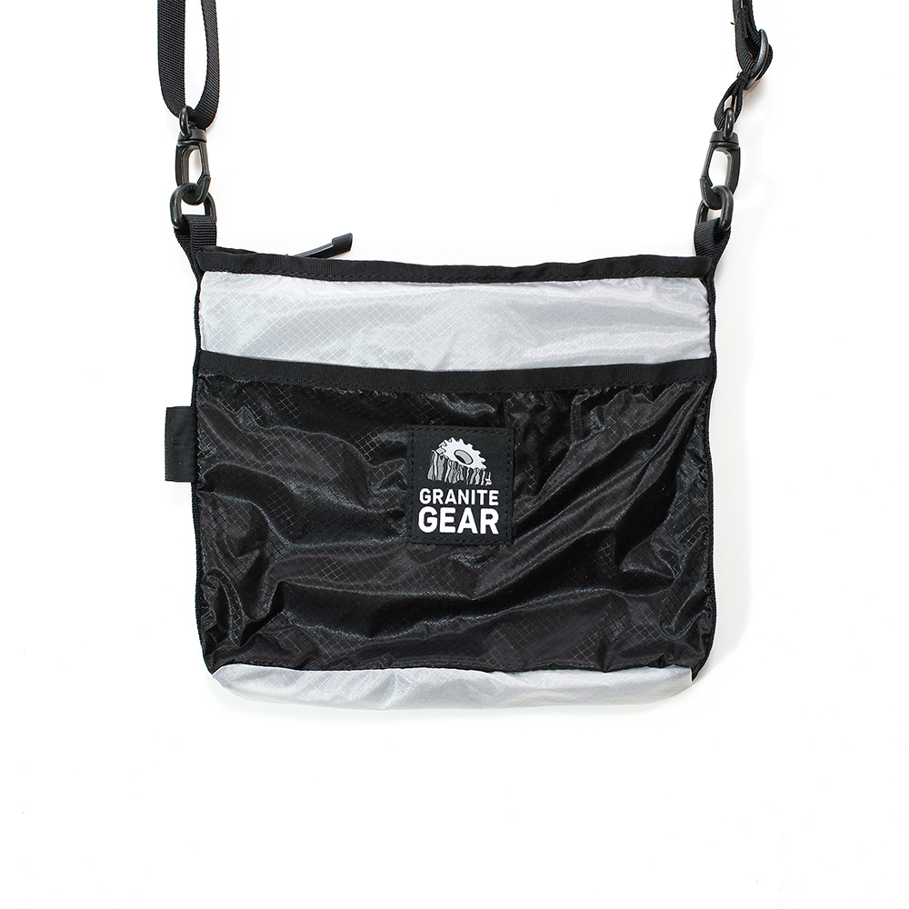Granite Gear - Hiker Satchel 輕便收納側背包 日本限定款  黑白拼色 (小)