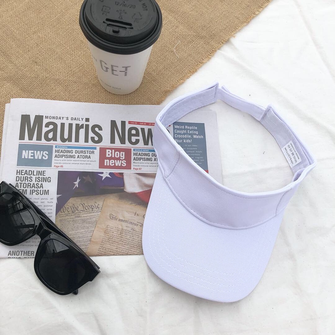 韓版中空運動帽/六色