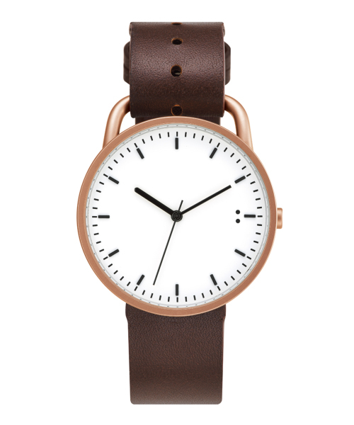 萬年鐘錶 - 10:10 BY NENDO  buckle 003 腰帶系列  玫瑰金色錶框  錶徑36MM