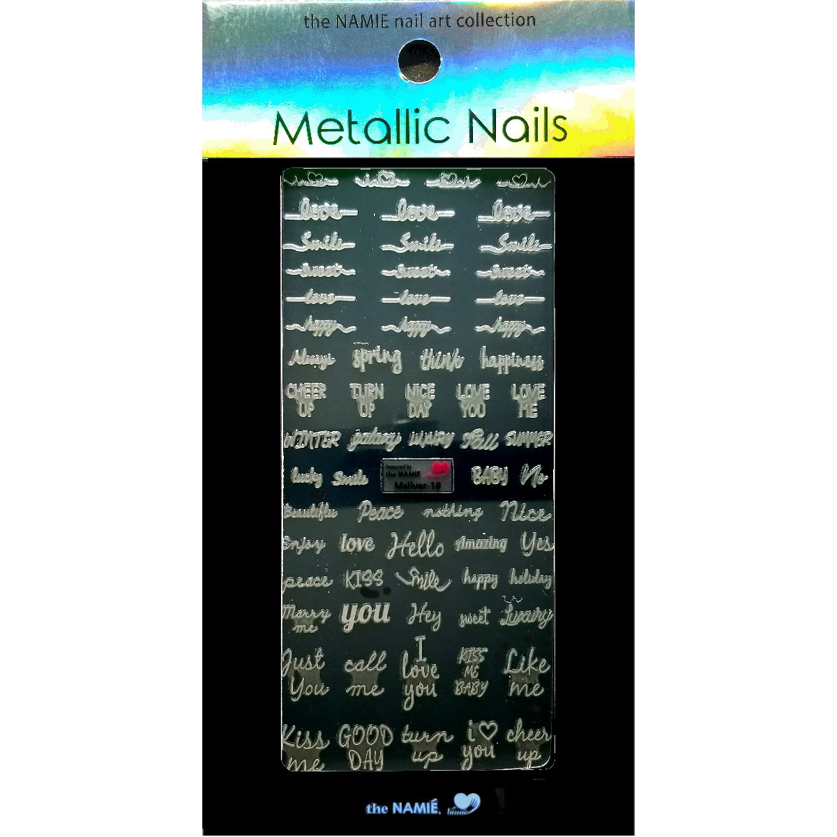 NMSILVER-10 銀 英文草寫