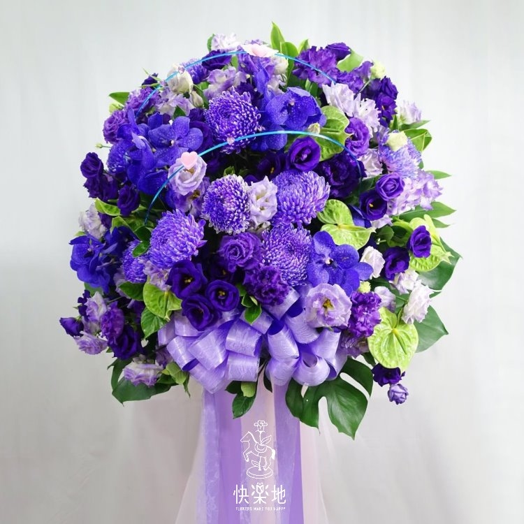 紫為你美麗 I 高架花籃 SF190500