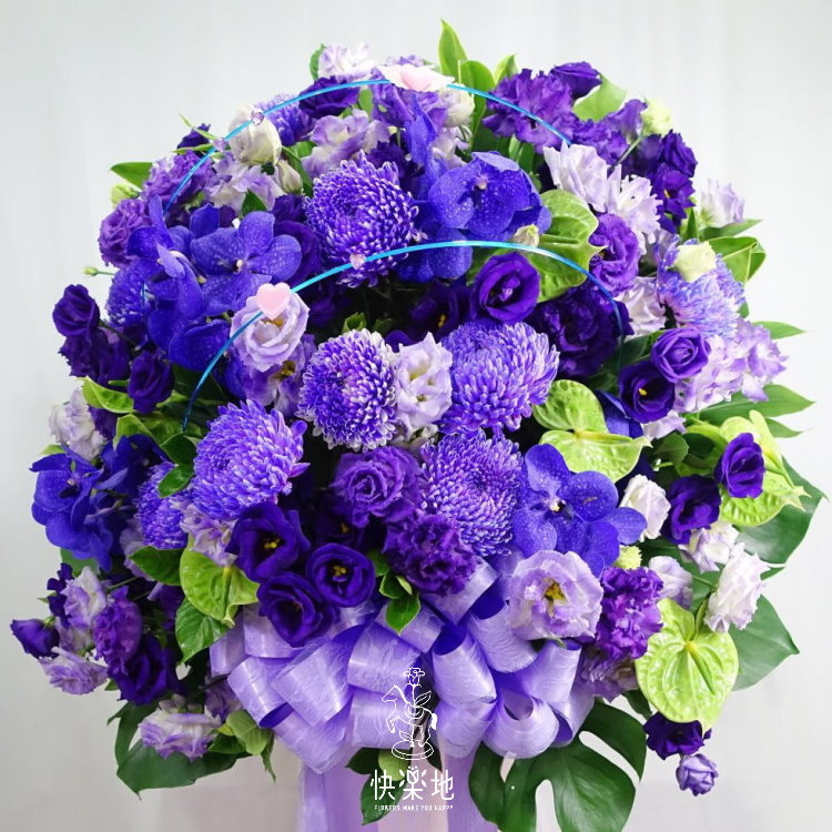 紫為你美麗 I 高架花籃 SF190500