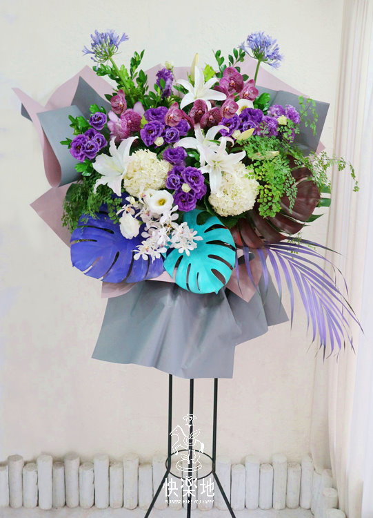 靚紫 I 高架花籃  I 大禮花 SF190902