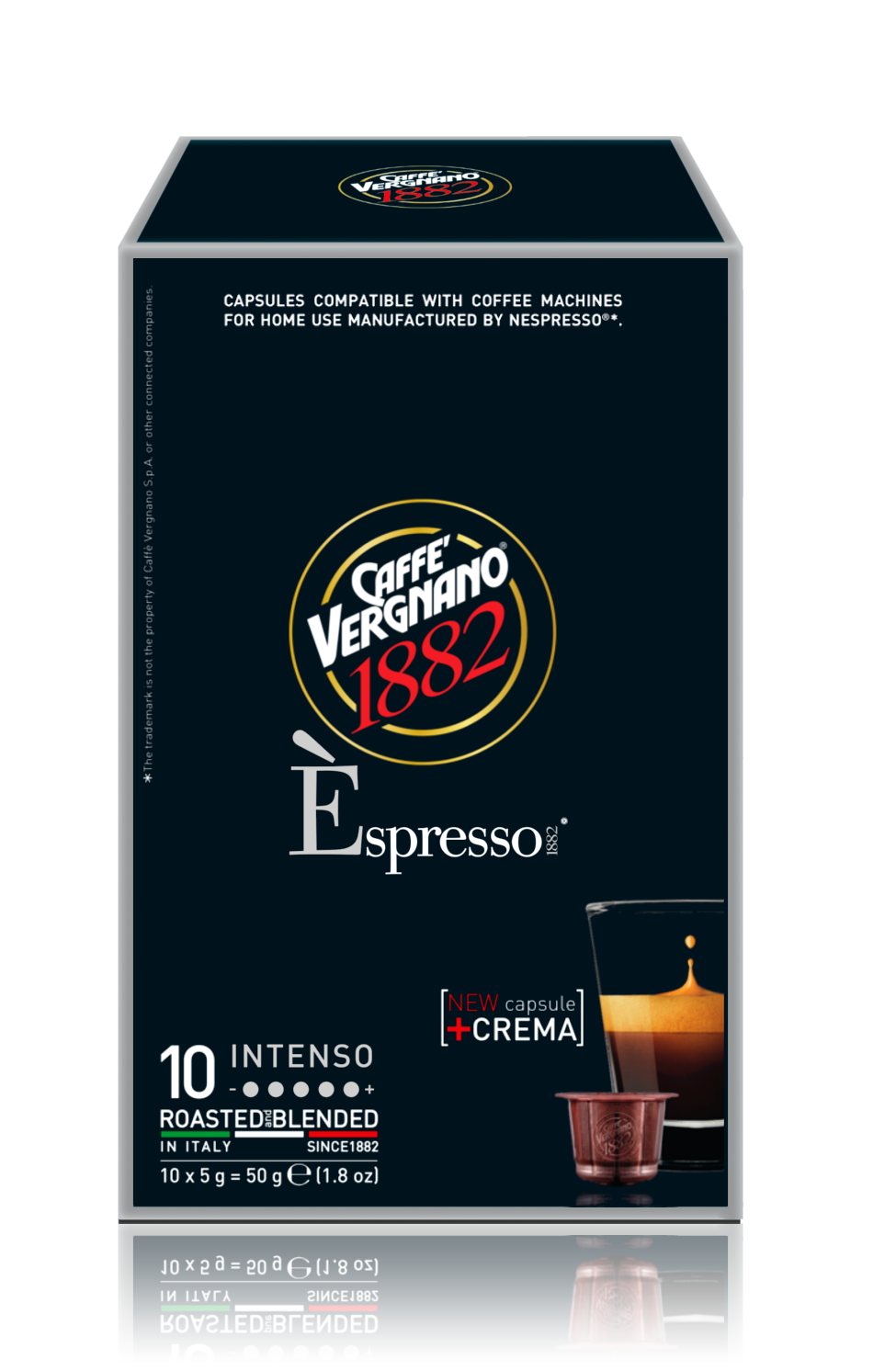 Nespresso® compatible] Caffè Vergnano Intenso capsule